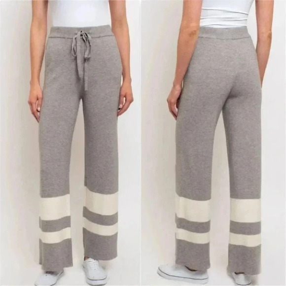 CASUAL COMFY KNIT WIDE LEGGED PANTS - Picture 5 of 5